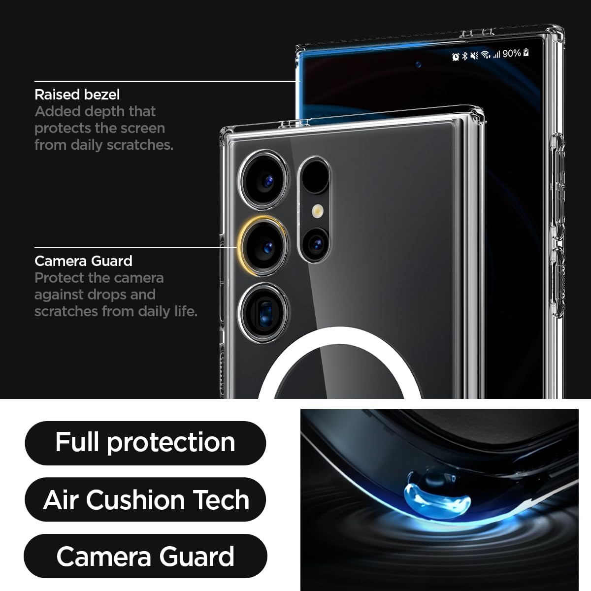 Samsung Galaxy S24 Ultra Super Slim Case With Magsafe - Transparent