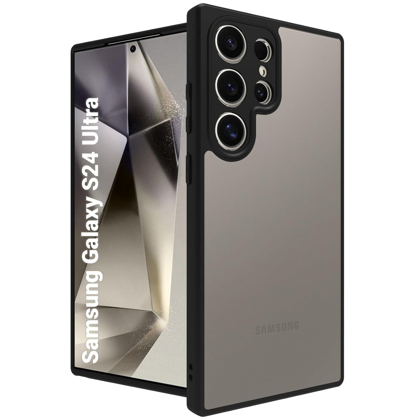Samsung Galaxy S24 Ultra Clear Shock Proof Slim Back Cover - Tranparent