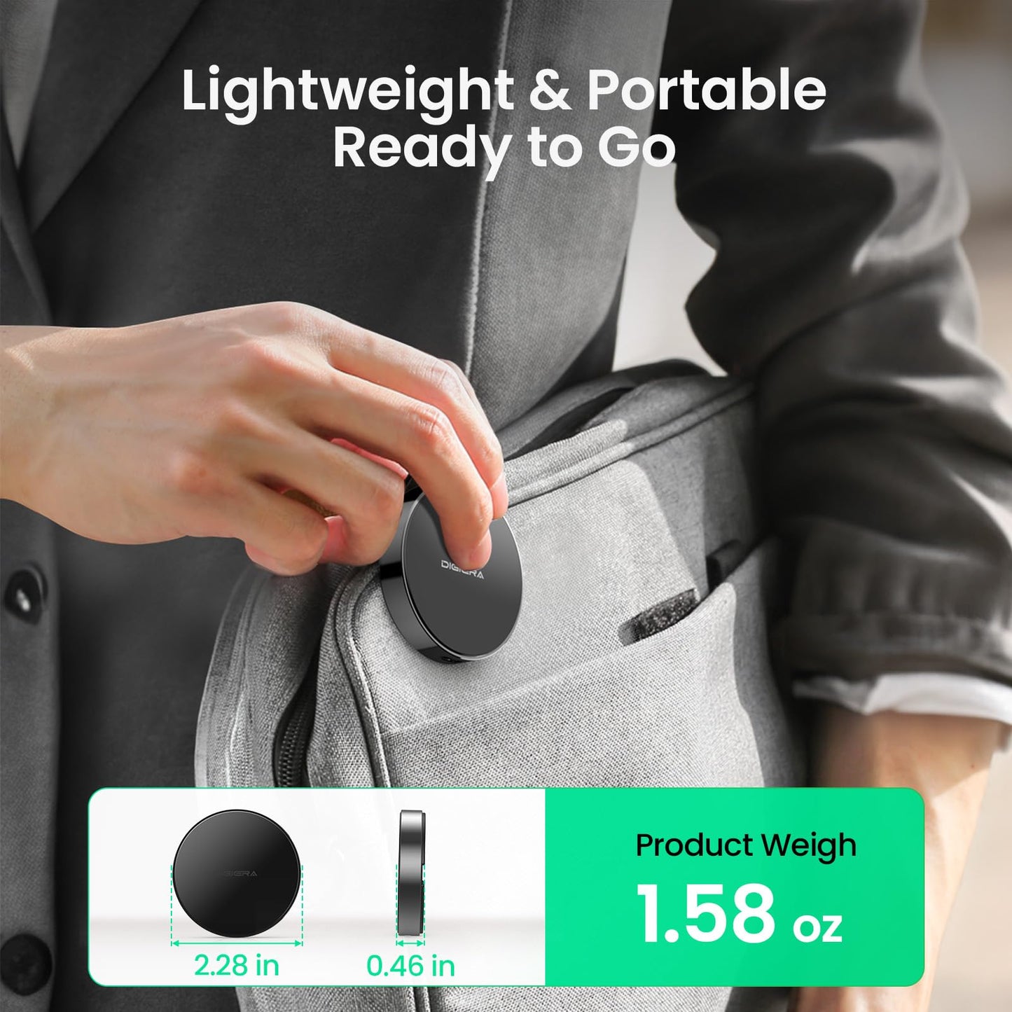 MagCaseplus Digiera Magnetic Portable SSD External Storage For Android / iPhone / Mac / Desktop