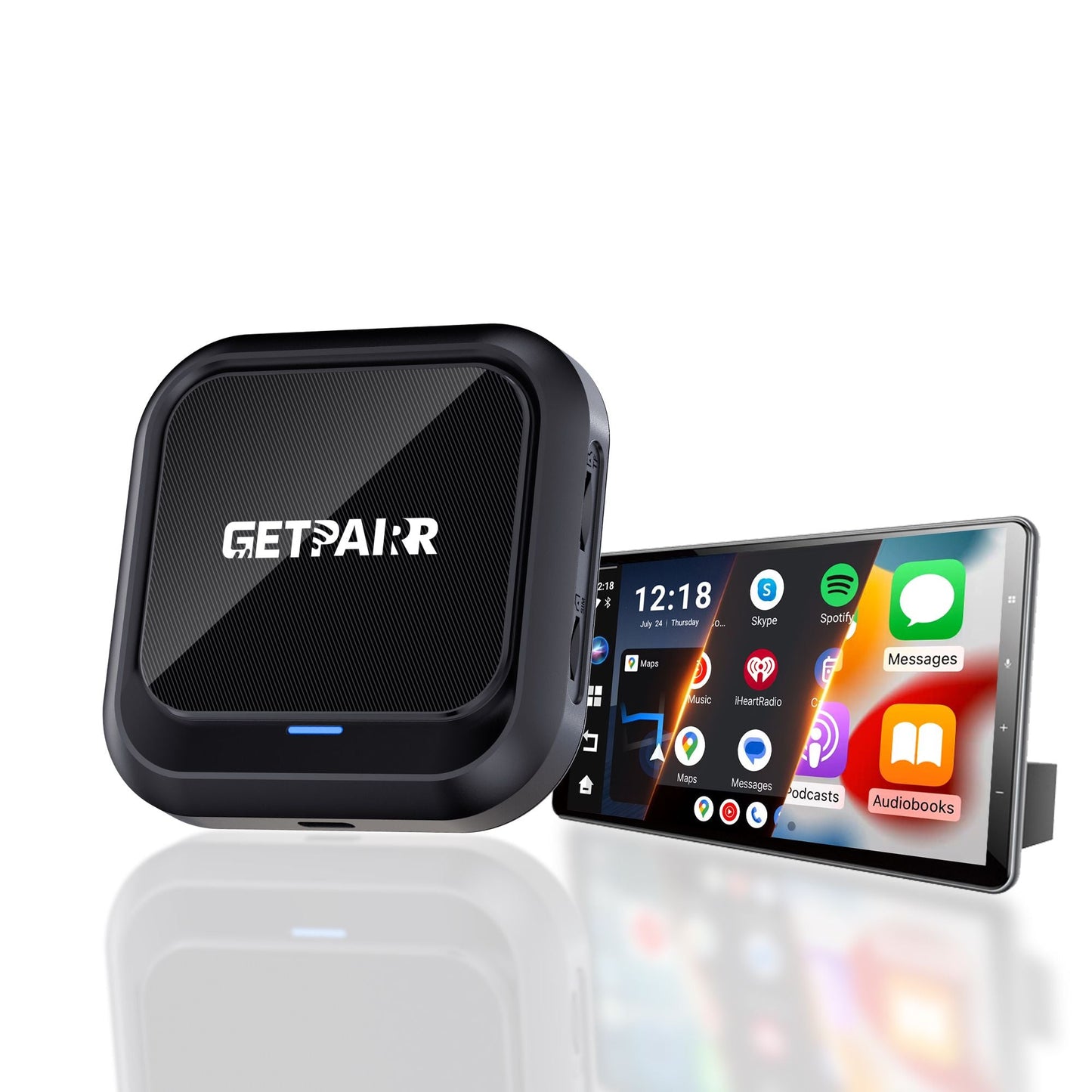 Galaxy GetPairr AI Box 2.0 (compatible with all cars ) , Android 13 ,8 Gb ram , 128 Gb storage, Wireless | Carplay Android Auto 3 in 1