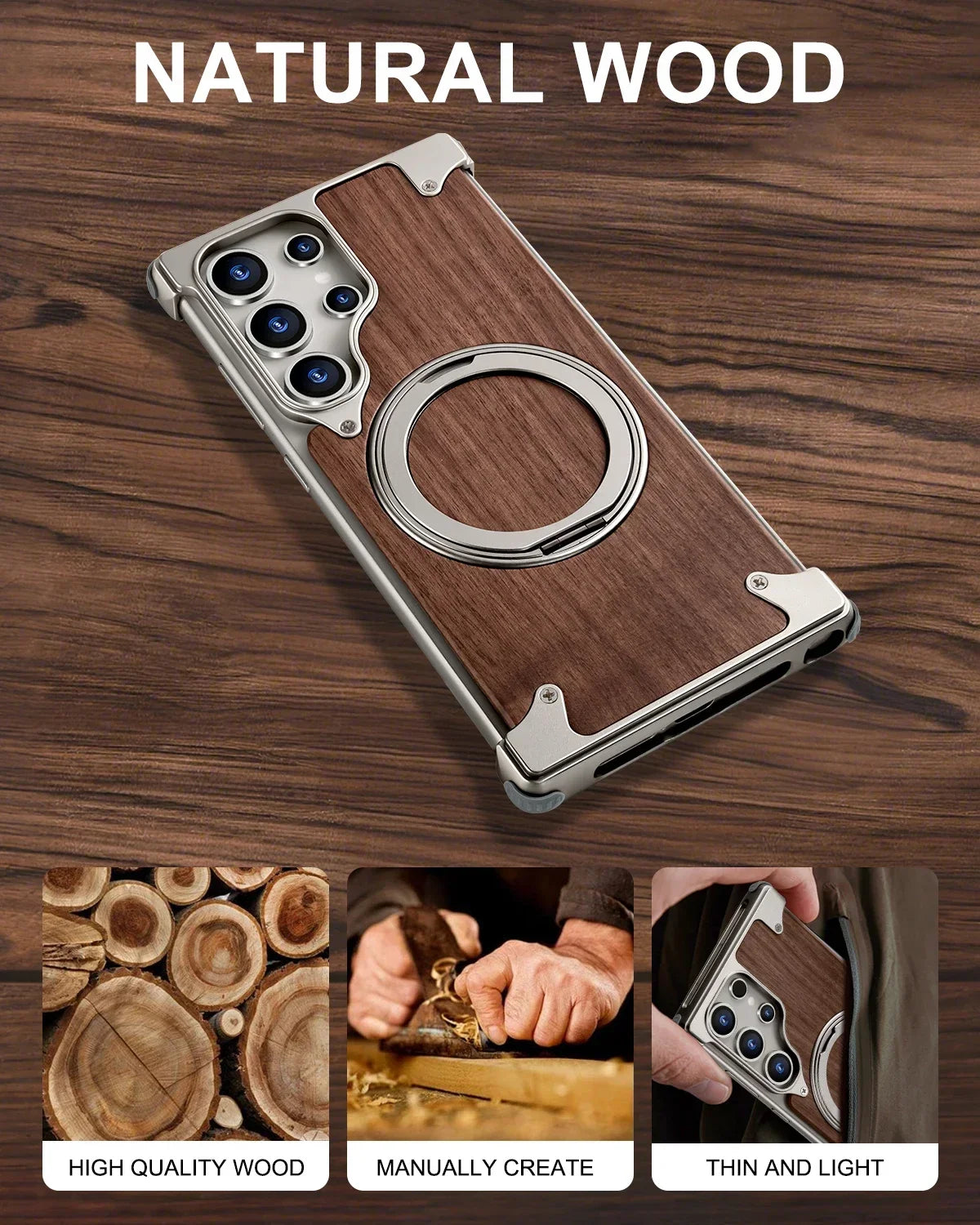 WoodGuard MagSafe Galaxy Case