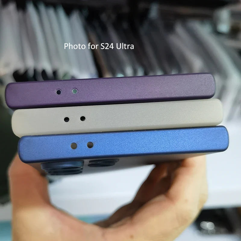 Samsung Galaxy S24 Ultra Kzdoo 0.3mm Ultra Slim Air Skin Paper Case - Purple