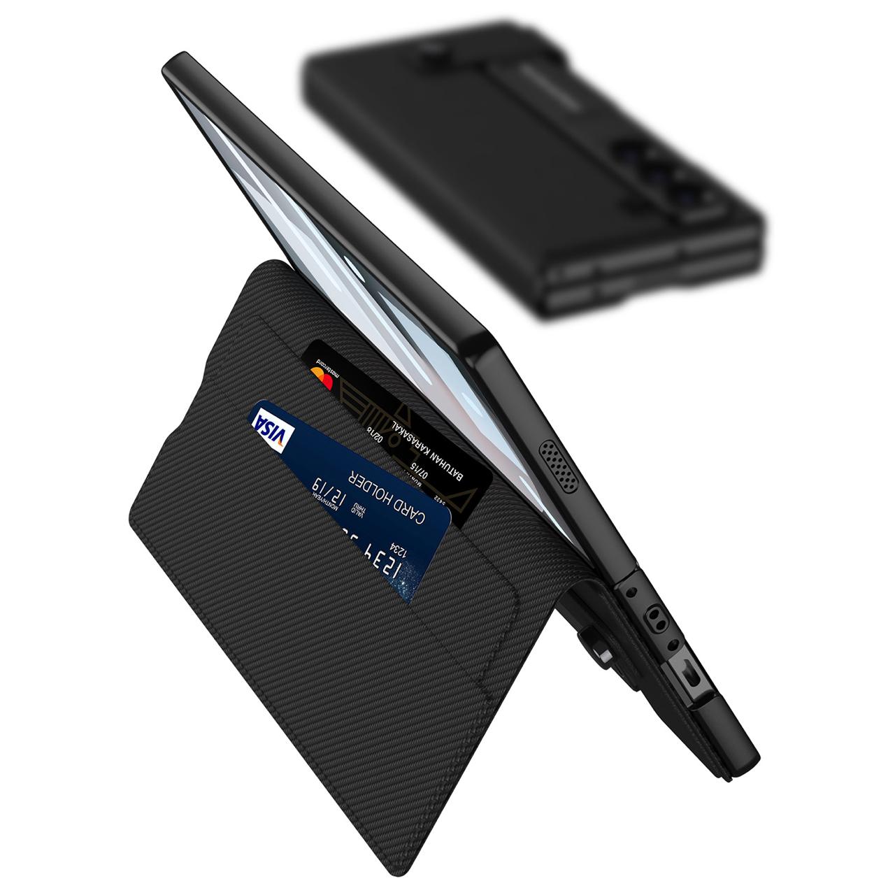 Business Leather Side Flip Stand Case For Galaxy Z Fold