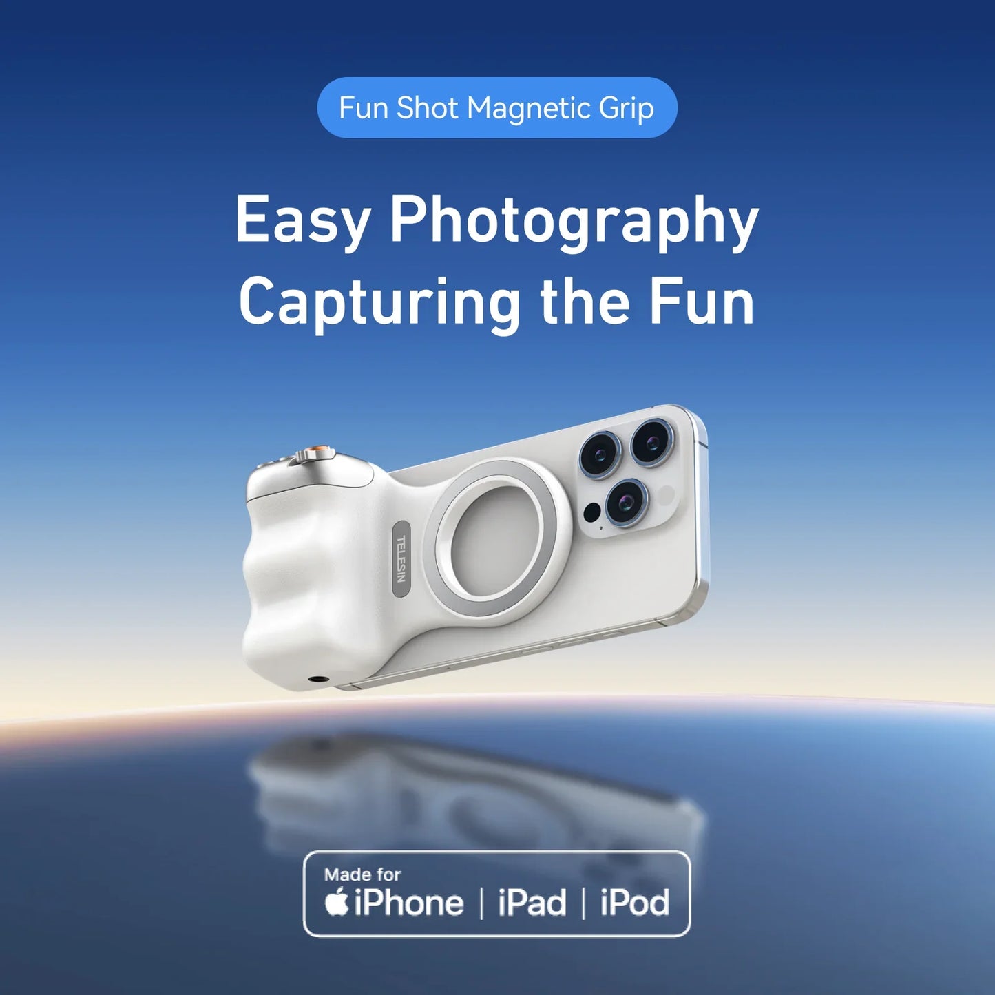 GCC Fun Shot Magnetic Phone Grip | Shooting Aid for Apple, Xiaomi, OnePlus & More