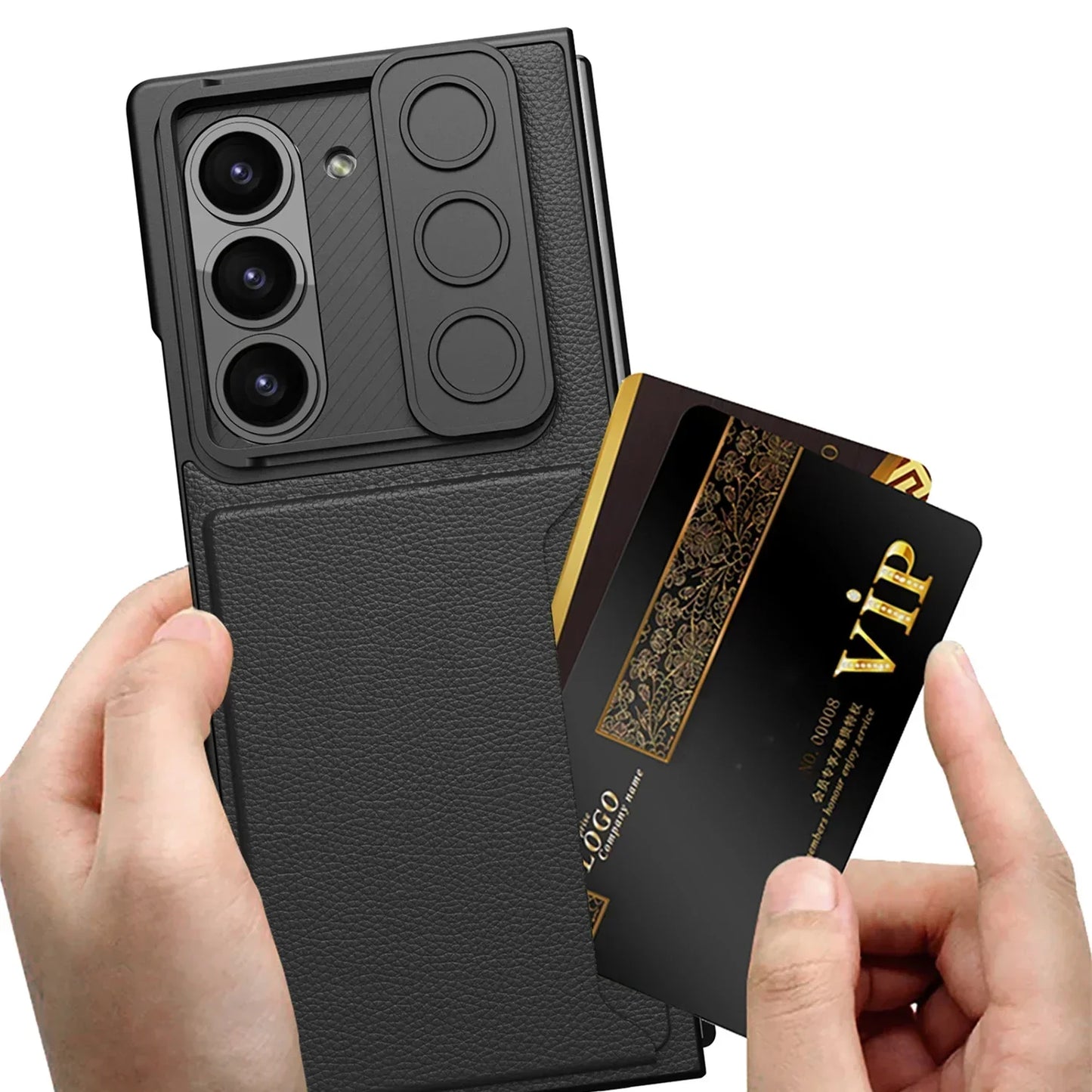 Camera Shutter Wallet Case For Galaxy Z Fold
