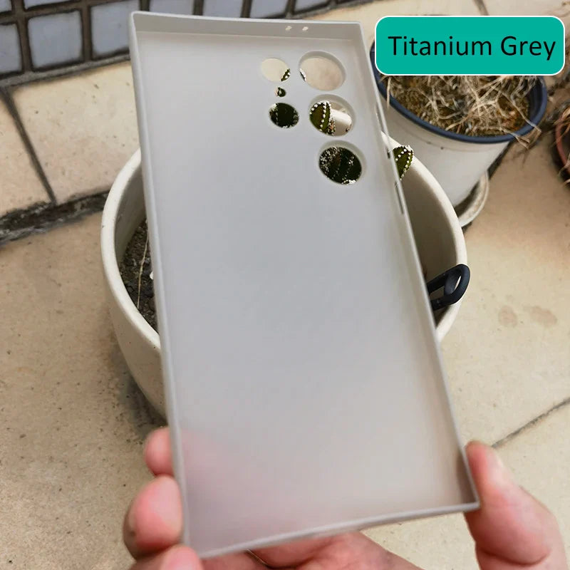 Samsung Galaxy S24 Ultra Kzdoo Air Carbon 0.45mm Ultra Thin Case - Titanium
