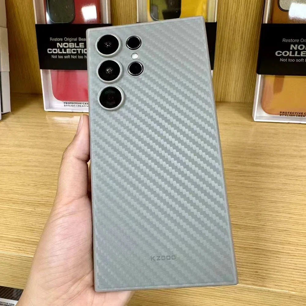 Samsung Galaxy S24 Ultra Kzdoo Air Carbon 0.45mm Ultra Thin Case - Titanium