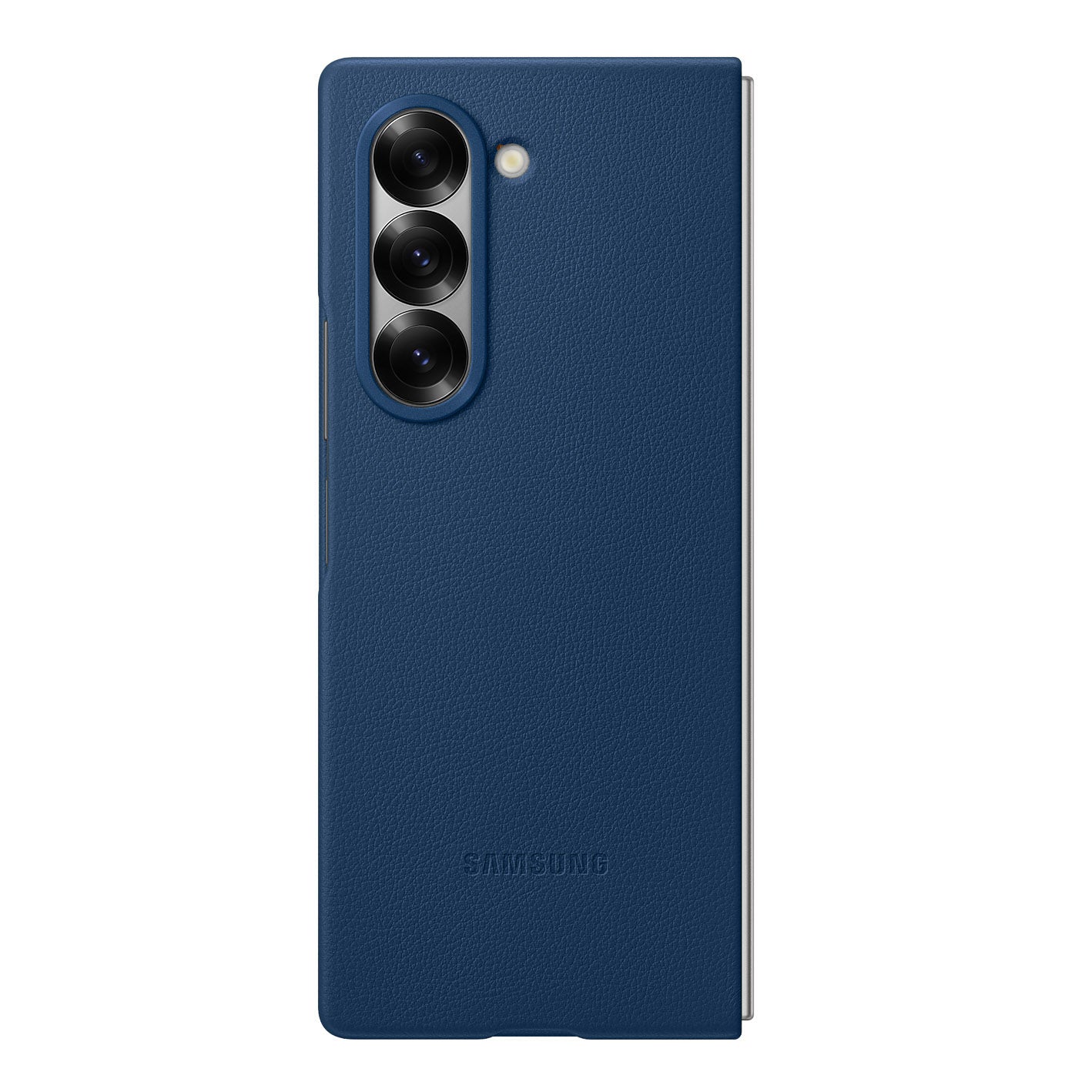 Samsung Galaxy Z Fold6 Leather Protection Protective Shell Case Cover - Blue