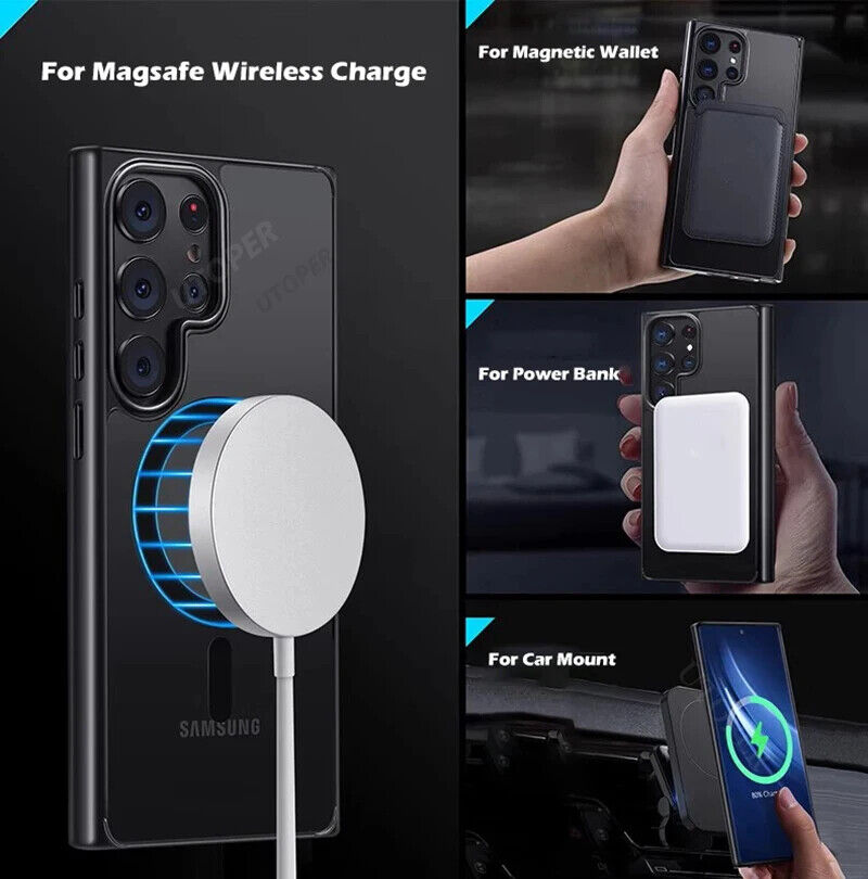 Samsung Galaxy S24 Ultra Hybrid Matte Case with Magsafe