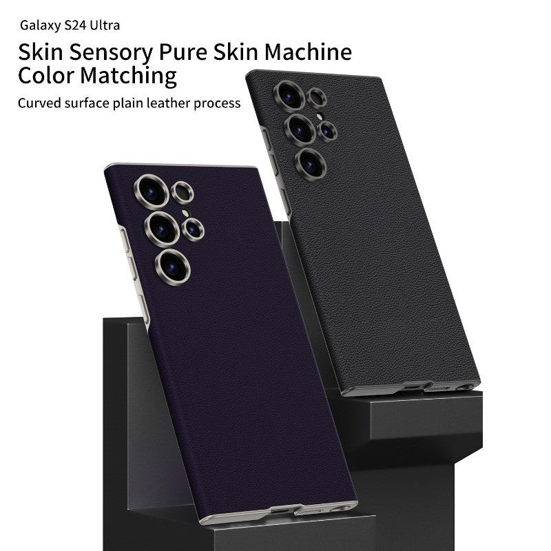 Samsung Galaxy S24 Ultra Leather GKK Case - Violet