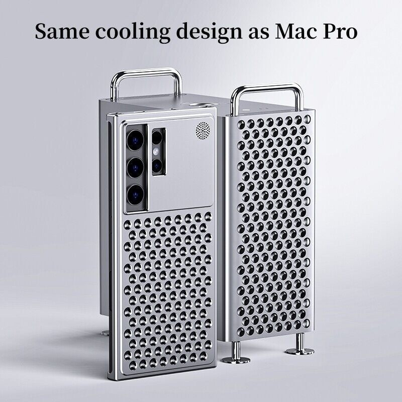Samsung Galaxy S24 Ultra Heat Dissipation Aluminum Cooling Case with Aroma - Black