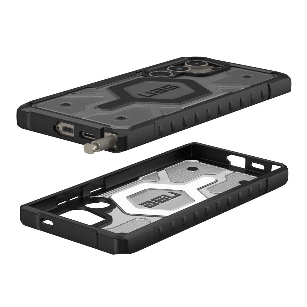 Samsung S24 Ultra Pathfinder Shockproof Matte MagSafe Case - Ice Clear