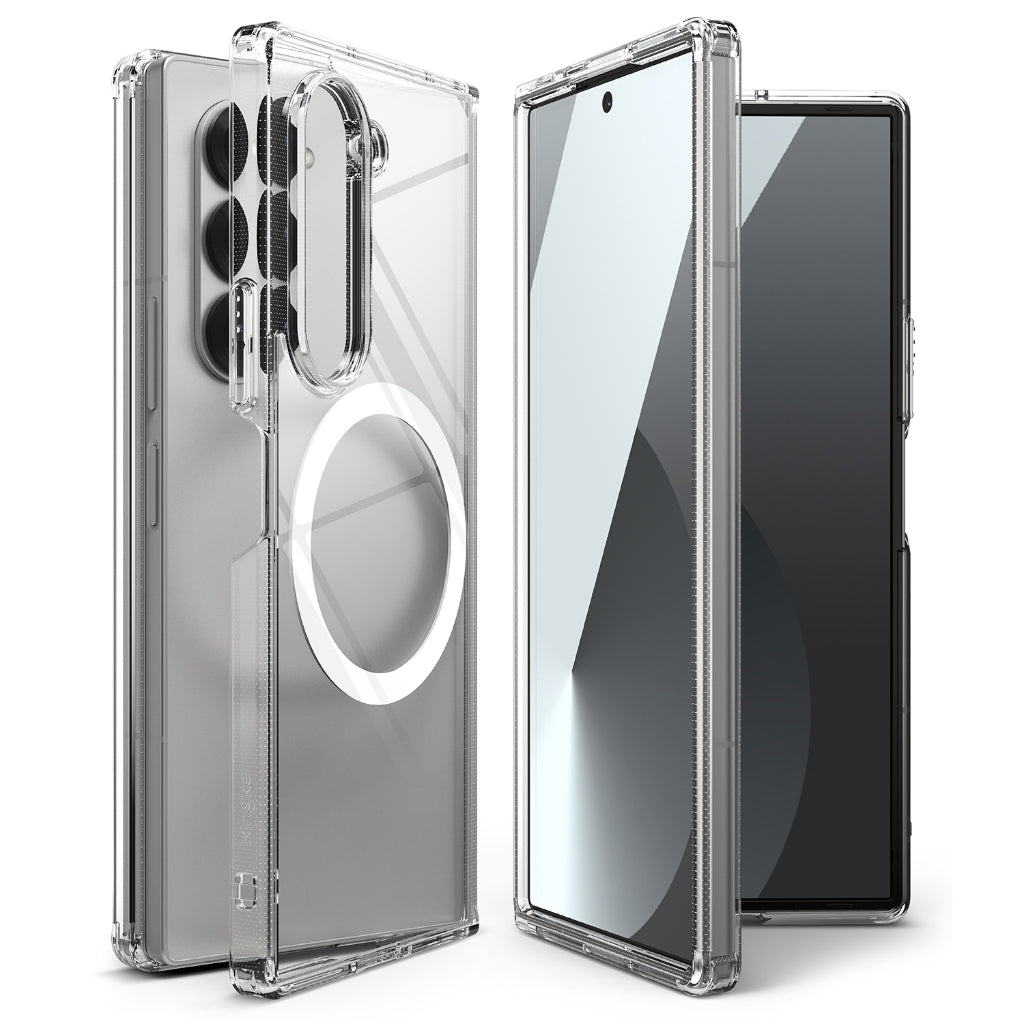 Samsung Galaxy Z Fold6 Cristal Clear Magnetic Magsafe Case - Transparent