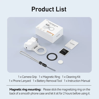 GCC Fun Shot Magnetic Phone Grip | Shooting Aid for Apple, Xiaomi, OnePlus & More