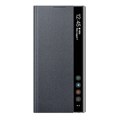 Galaxy S Series PU Leather Side Window Flip Case