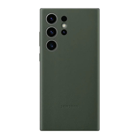 YG Cases | Samsung Galaxy S24 Ultra Leather Case Slim Profile - Green