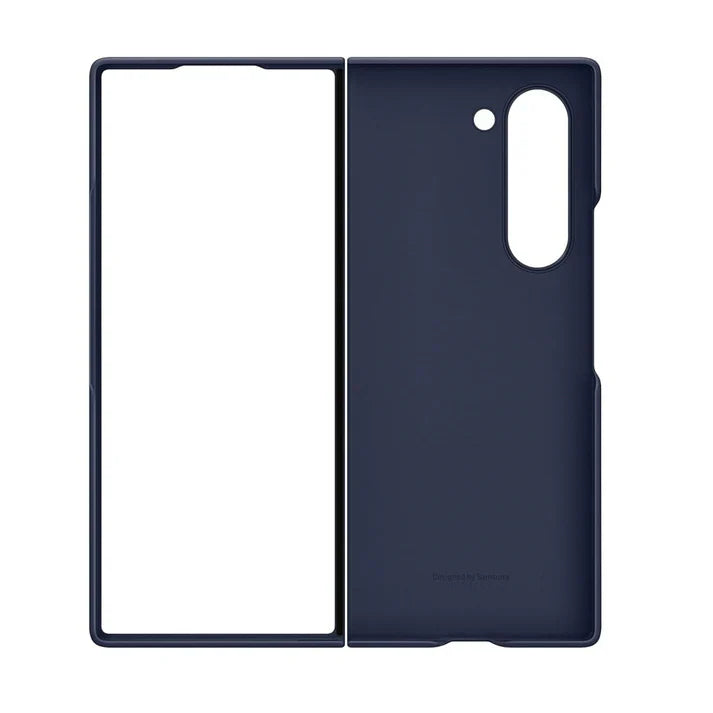 Samsung Galaxy Z Fold6 Slim Skin Feel S Pen Case with Front Glass Protection & Stylus - Blue