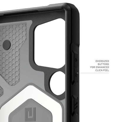Samsung S24 Ultra Pathfinder Shockproof Matte MagSafe Case - Clear Neon