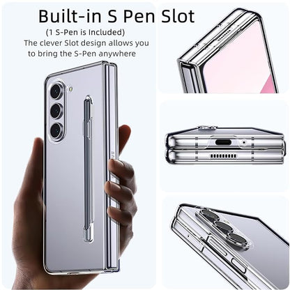 Samsung Galaxy Z Fold6 Cristal Clear Transparent Case with S Pen - Clear