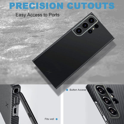 Samsung Galaxy S24 Ultra Slim Fit Original Carbon Fiber Case
