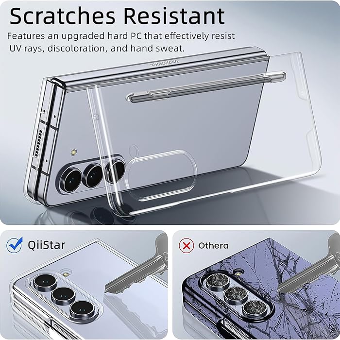Samsung Galaxy Z Fold6 Cristal Clear Transparent Case with S Pen - Clear