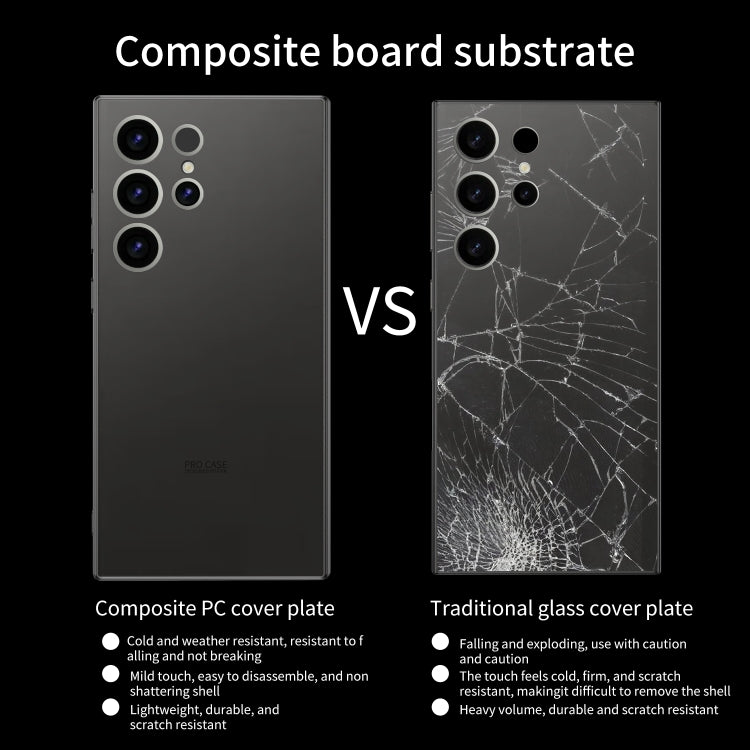 Samsung Galaxy S24 Ultra GKK Soft Sleek Matte PC Skin Feel Case - Black
