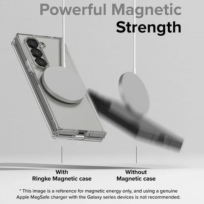 Samsung Galaxy Z Fold6 Cristal Clear Magnetic Magsafe Case - Transparent
