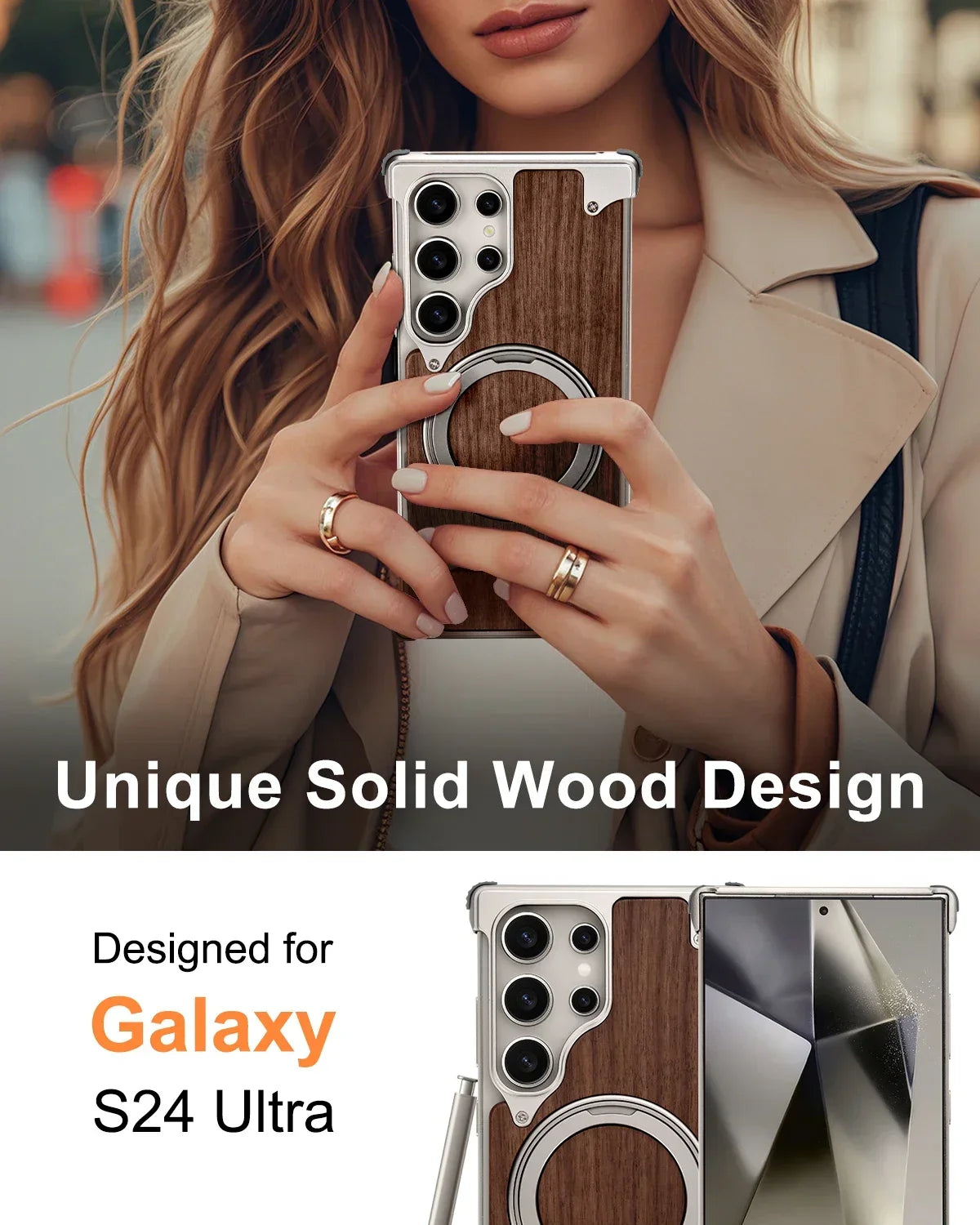 WoodGuard MagSafe Galaxy Case