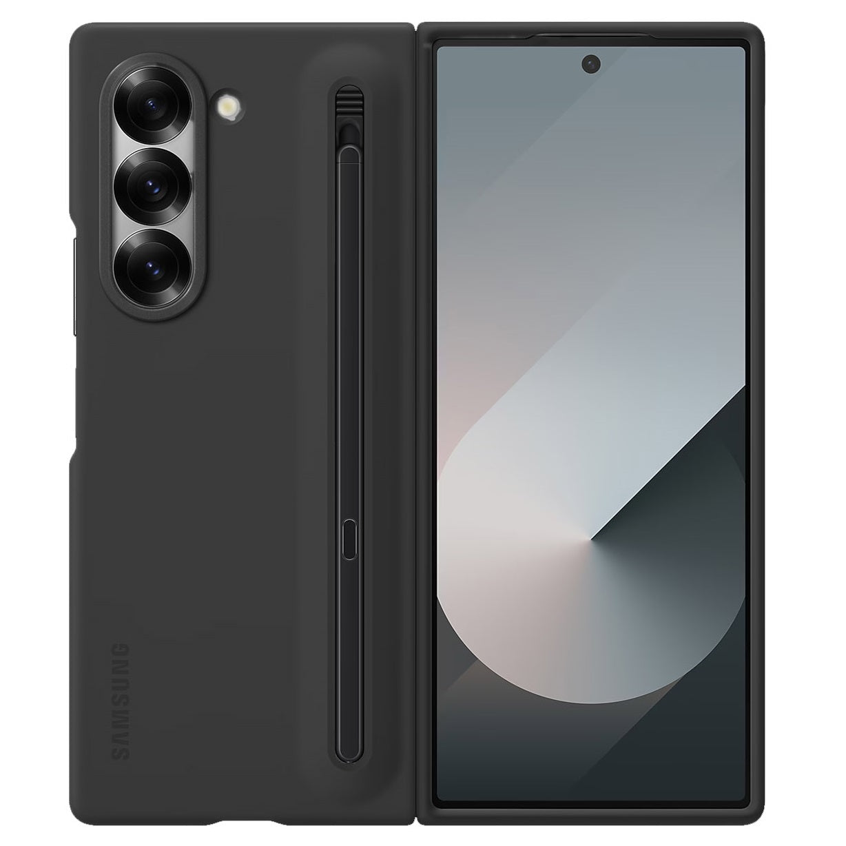 Samsung Galaxy Z Fold 6 Original Skin Feel S Pen Case with Original Stylus - Black