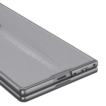 Full Protection Leather Case & Screen Glass For Galaxy Z Fold