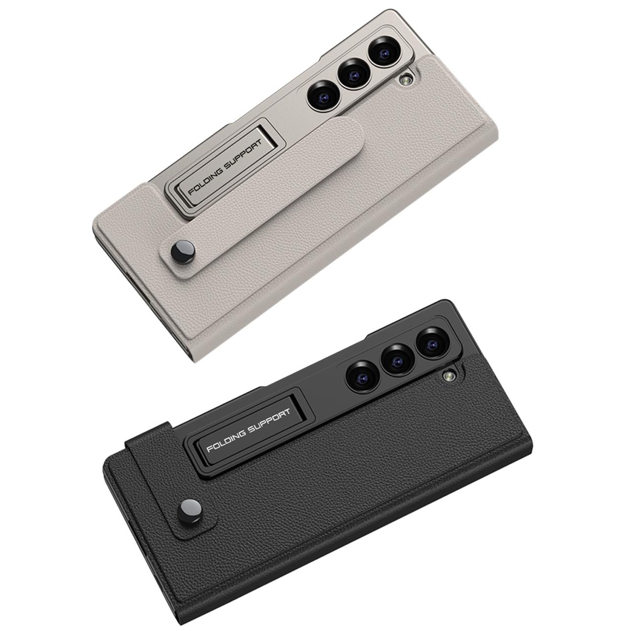 Business Leather Side Flip Stand Case For Galaxy Z Fold