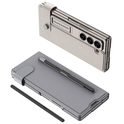 Business Leather Side Flip Stand Case For Galaxy Z Fold