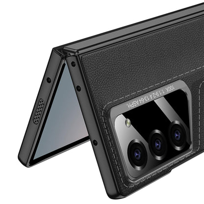 Full Protection Leather Case & Screen Glass For Galaxy Z Fold