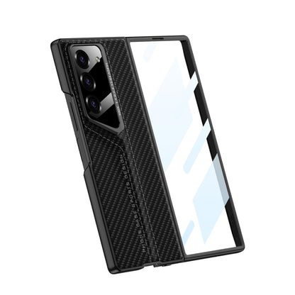 Full Protection Leather Case & Screen Glass For Galaxy Z Fold