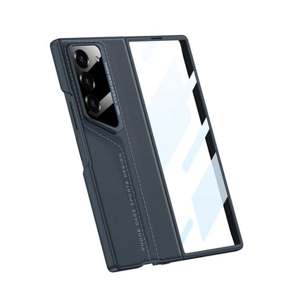 Full Protection Leather Case & Screen Glass For Galaxy Z Fold