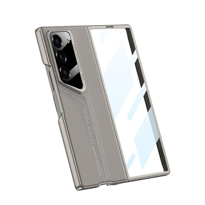 Full Protection Leather Case & Screen Glass For Galaxy Z Fold