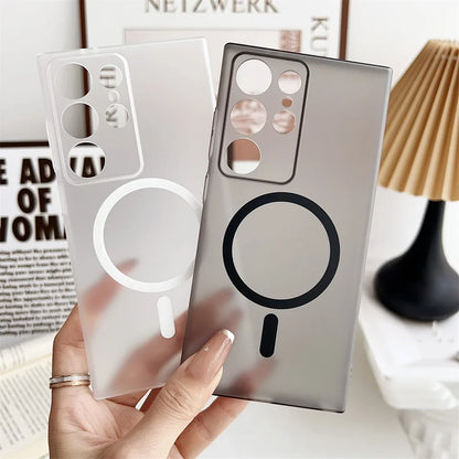 Samsung Galaxy S24 Ultra Paper Thin Case with MagSafe - Smoke Black