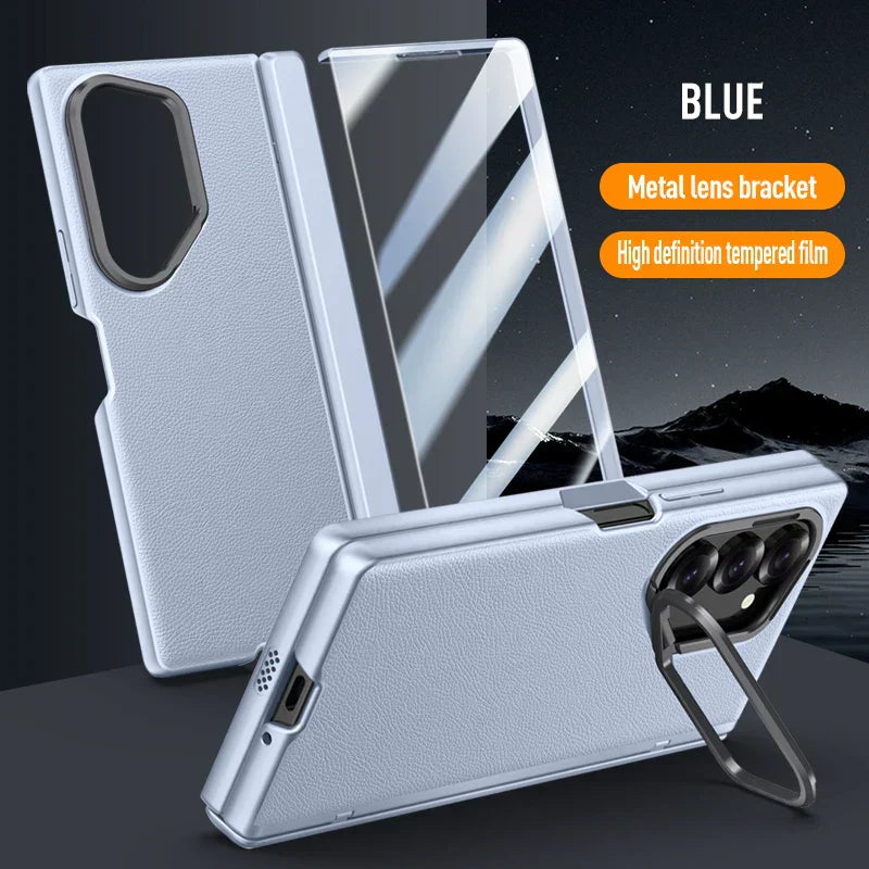 Leather Case With Bracket & Front Glass