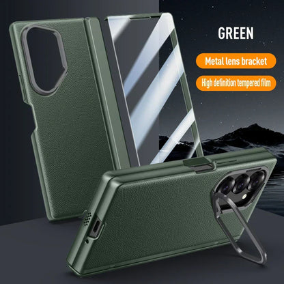 Leather Case With Bracket & Front Glass