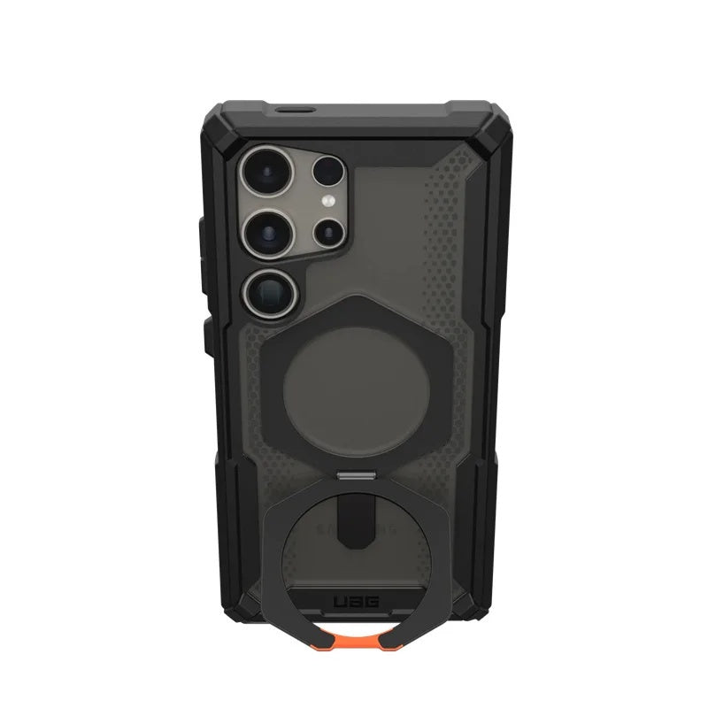 Samsung Galaxy S24 Ultra UAG Plasma XTE with MagSafe & Metal Kickstand - Ash Black