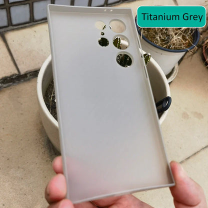 Samsung Galaxy S24 Ultra Kzdoo Air Carbon 0.45mm Ultra Thin Case - Titanium
