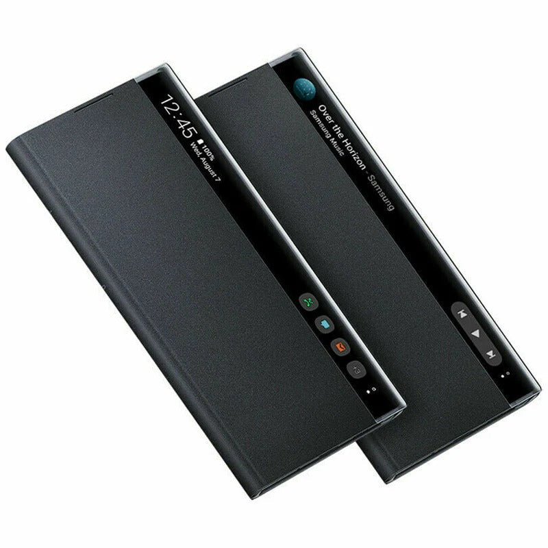 Galaxy S Series PU Leather Side Window Flip Case