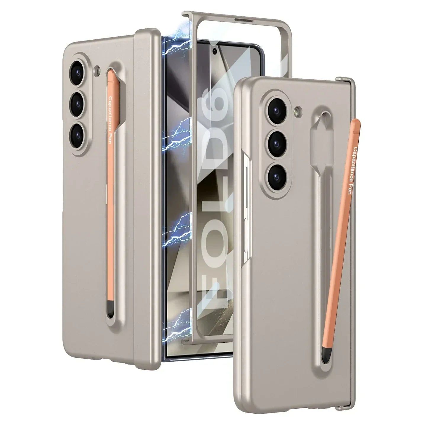 Shockproof Case Touch Pen & Screen Protector Galaxy Z Fold