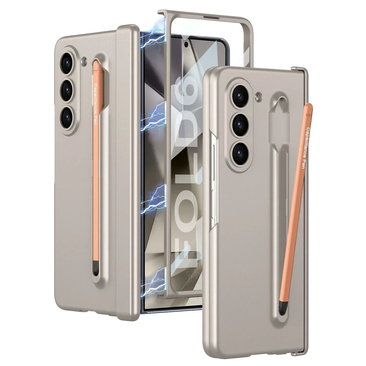 Shockproof Case Touch Pen & Screen Protector Galaxy Z Fold