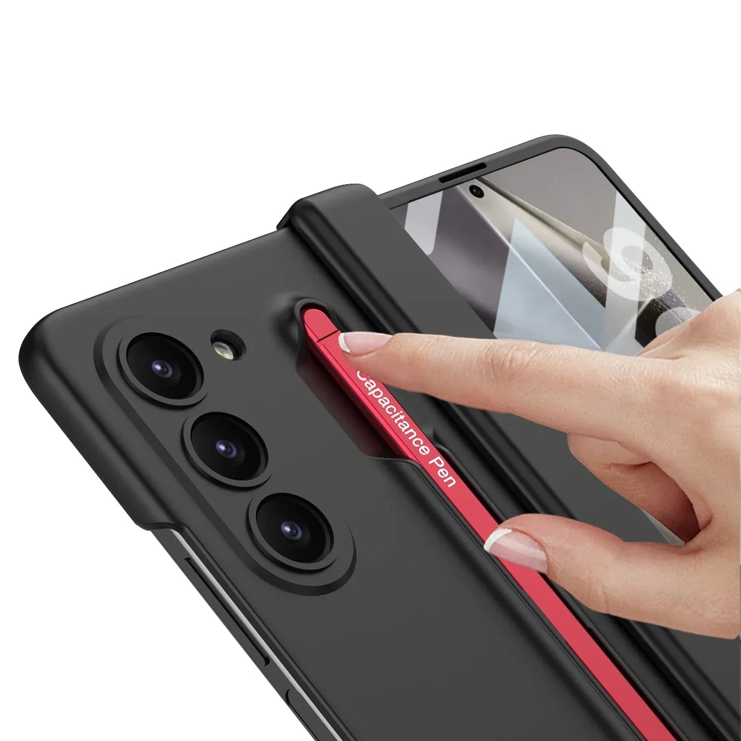 Shockproof Case Touch Pen & Screen Protector Galaxy Z Fold