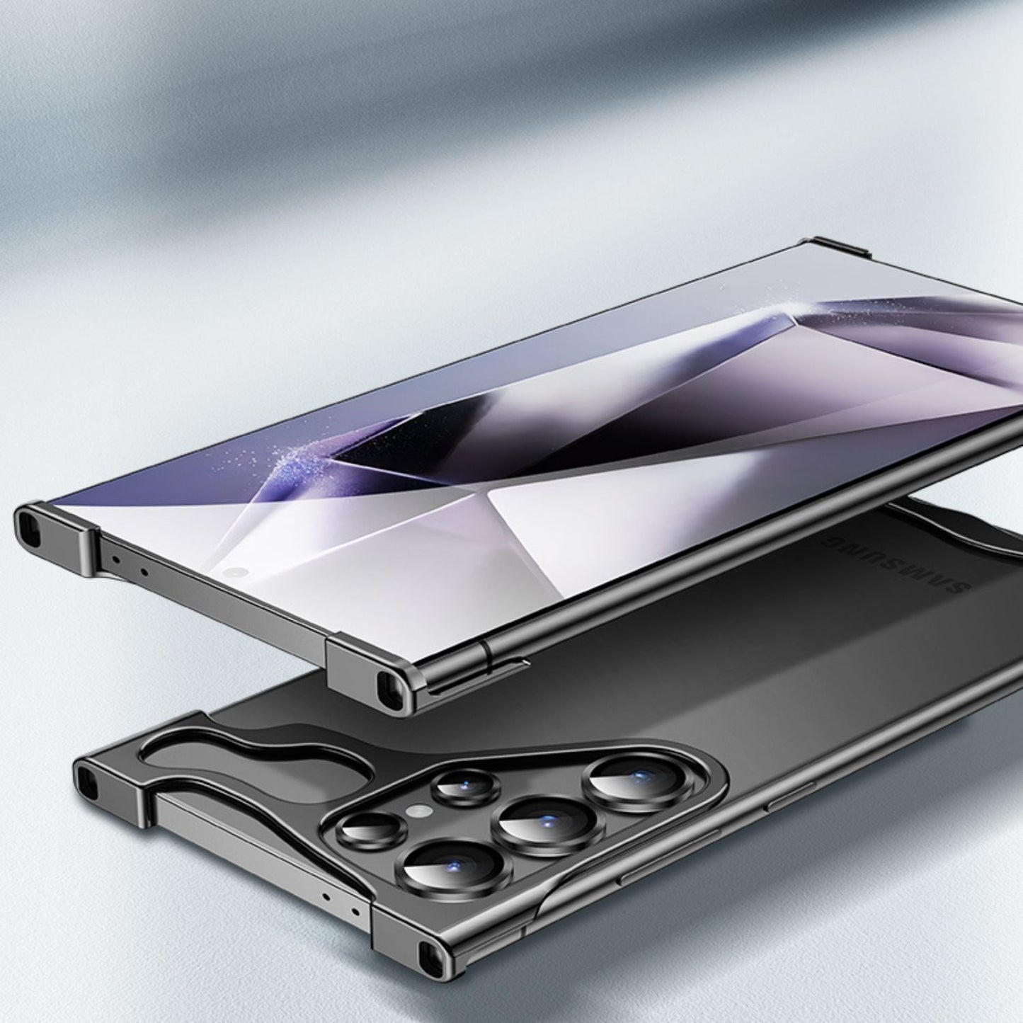 Minimal Titanium Samsung Case