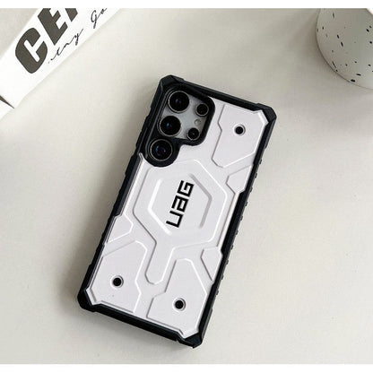 Samsung Galaxy S24 Ultra Pathfinder Series Ragged Armor Protective MagSafe Case - White