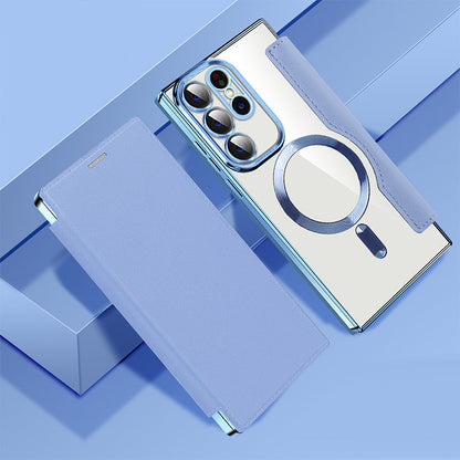 Luxury Leather Flip Phone Case