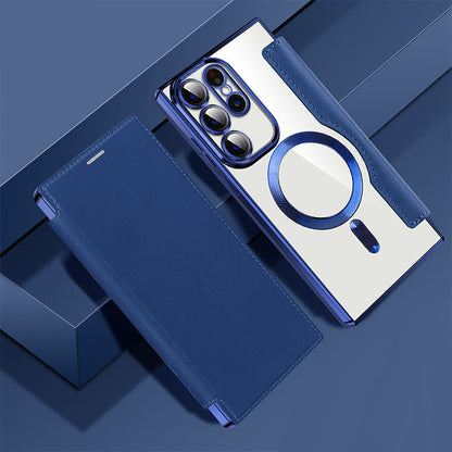 Luxury Leather Flip Phone Case